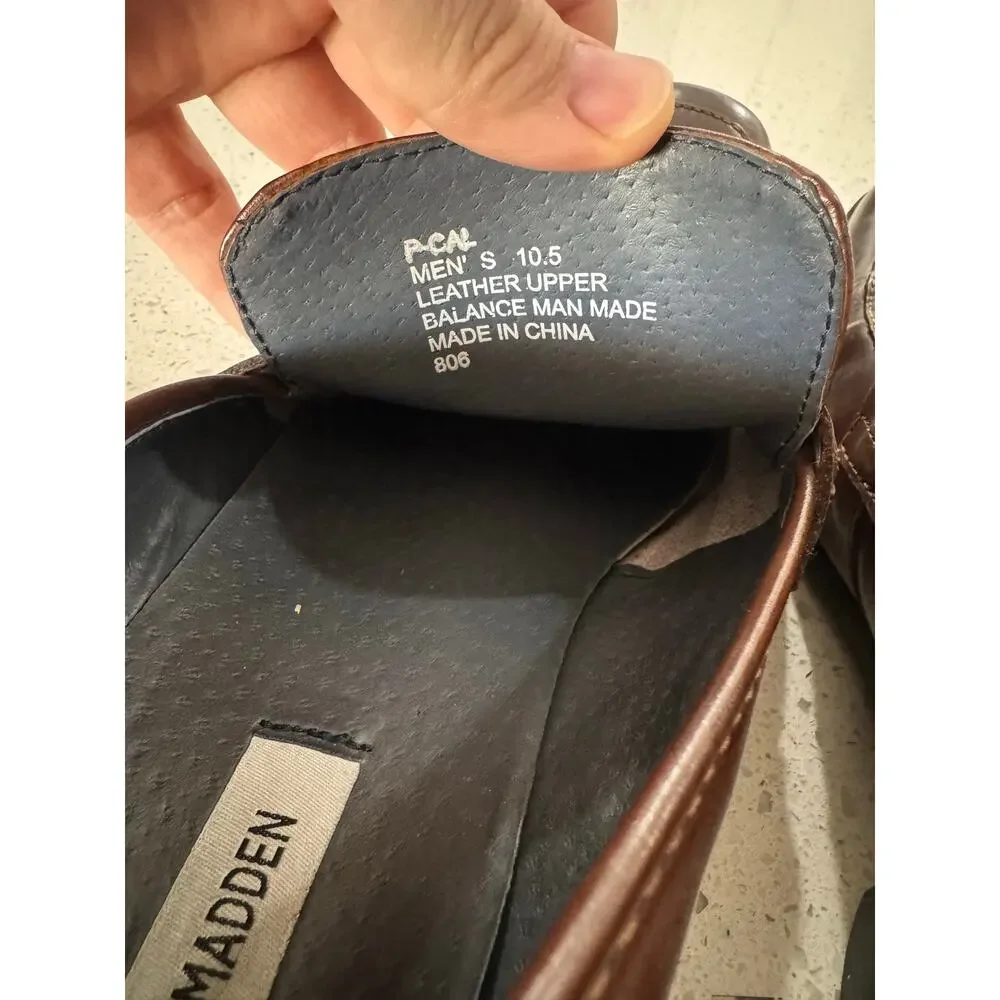 Steve Madden Dark Brown Loafers 806 Men’s Size 10.5